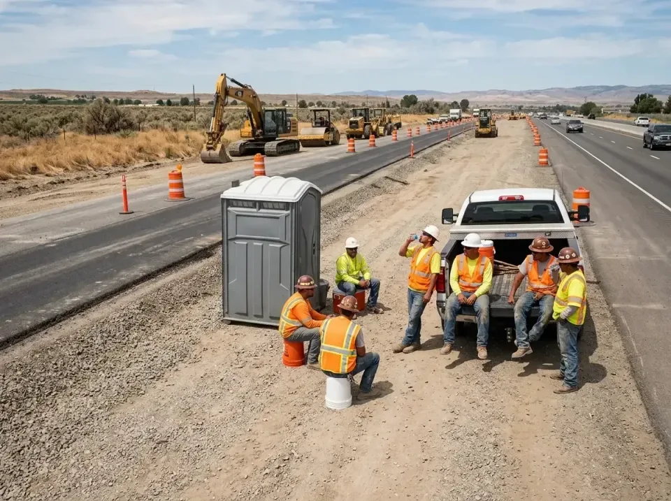 highway-road-construction-crew-007 — frequently asked questions, Porta Potty and Restroom Rentals in Wapato, WA